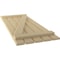 Ekena Millwork Americraft 5-Board (2 Batten) Wood Spaced Board-n-Batten Shutters w/ Z-Bar, ARW102SB519X77NTH, PR ARW102SB519X77NTH - alternate 4